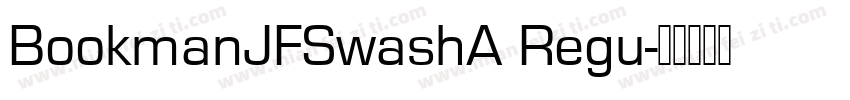 BookmanJFSwashA Regu字体转换